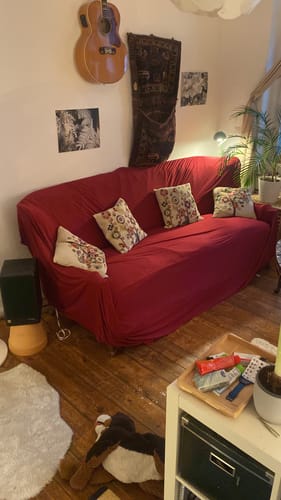 Customer photo review of Weinrot - Sofabezüge für klassische und Ecksofas - Das Haus der Überzüge