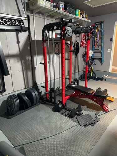 Customer photo review of Major Fitness F22 All-In-One Home Gym Power Rack