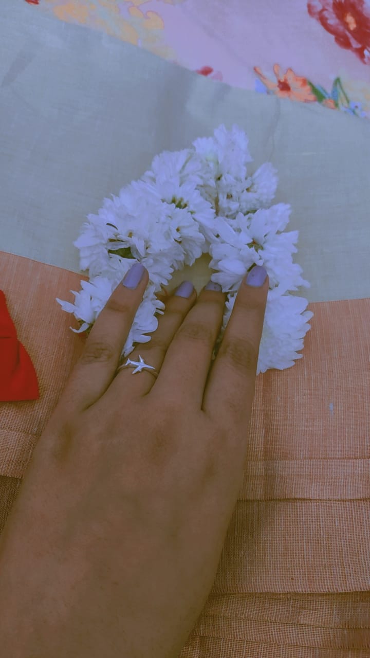 Customer photo review of Airplane Sterling Silver Ring