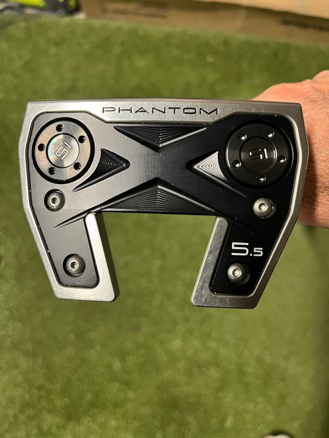 Customer photo review of Satin Black PVD Head Weights Compatible With Scotty Cameron Large Thread Putters