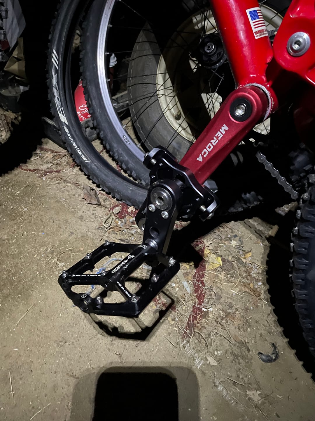 Customer photo review of Easy Knees Pedal Swing and Crank Shortener Kit (One Side)
