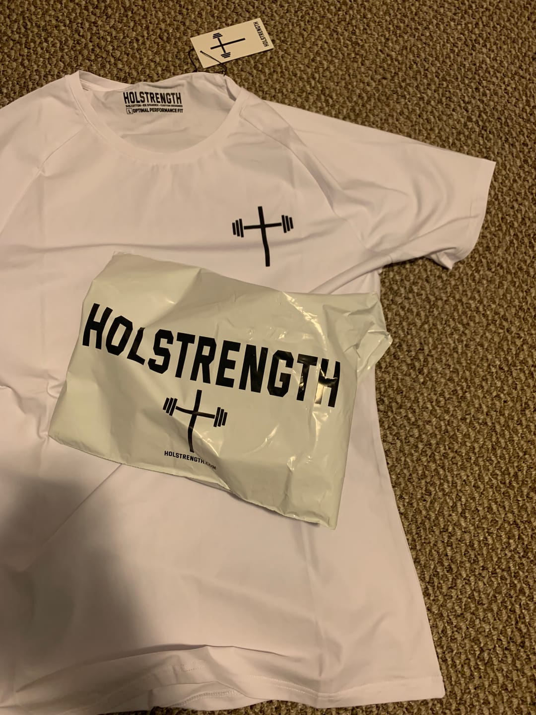 Customer photo review of Original Performance Tee - White