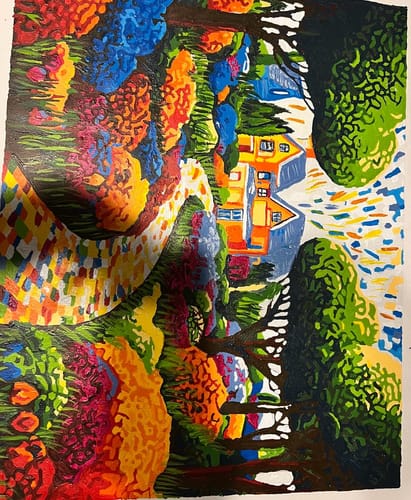 Customer photo review of Abstract Garden No 3