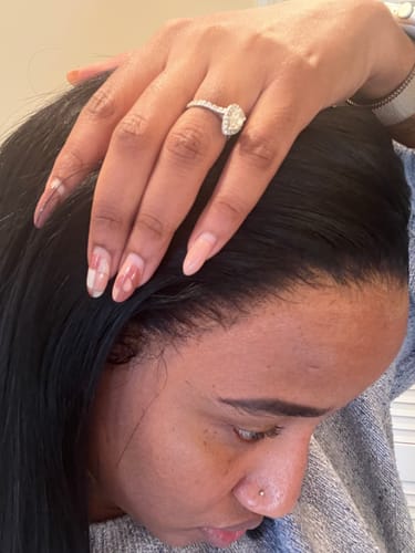 Customer photo review of The complete all in one wig install kit