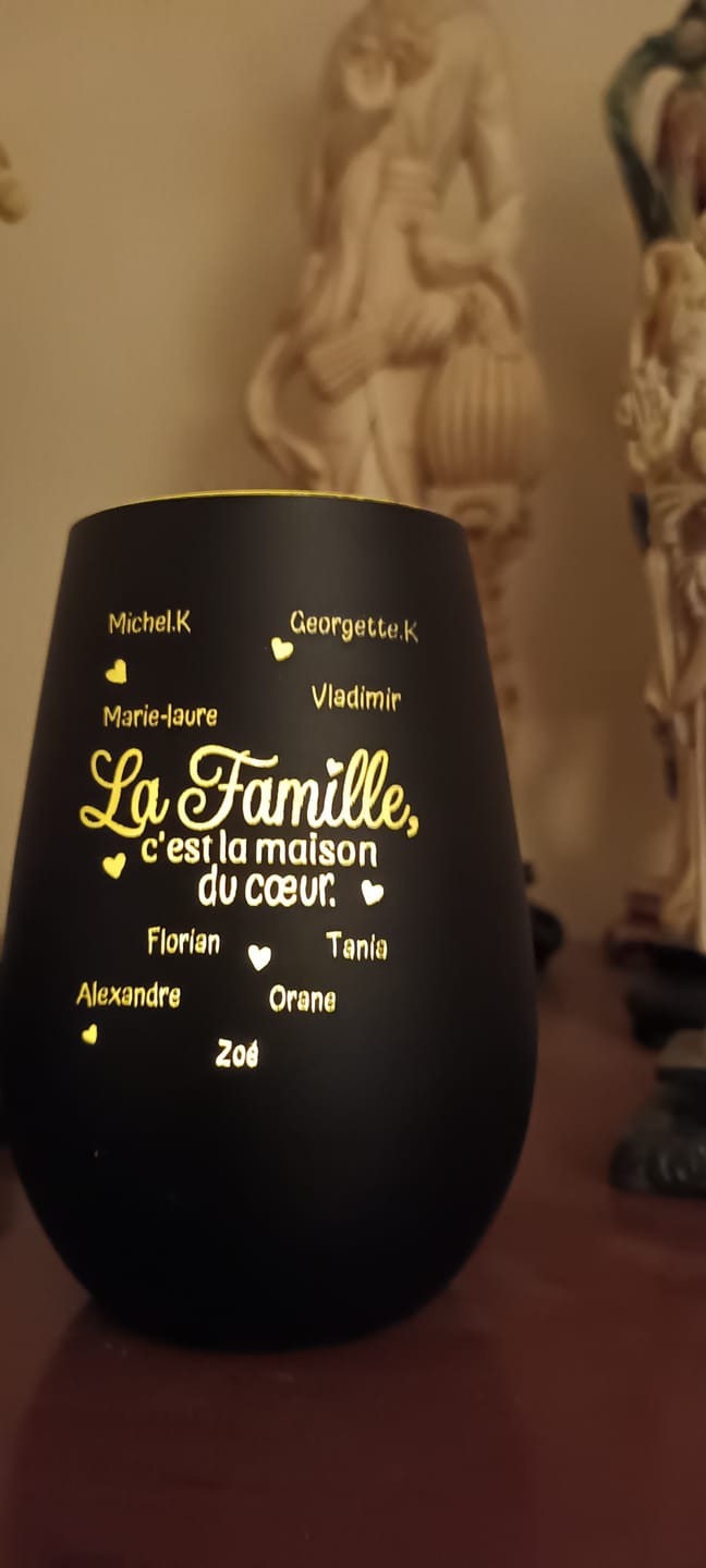 Customer photo review of La maison du cœur - Famille-Photophore