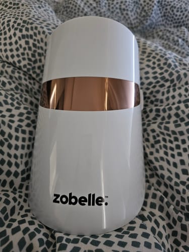 Customer photo review of Zobelle Glow LED Light Therapy Mask