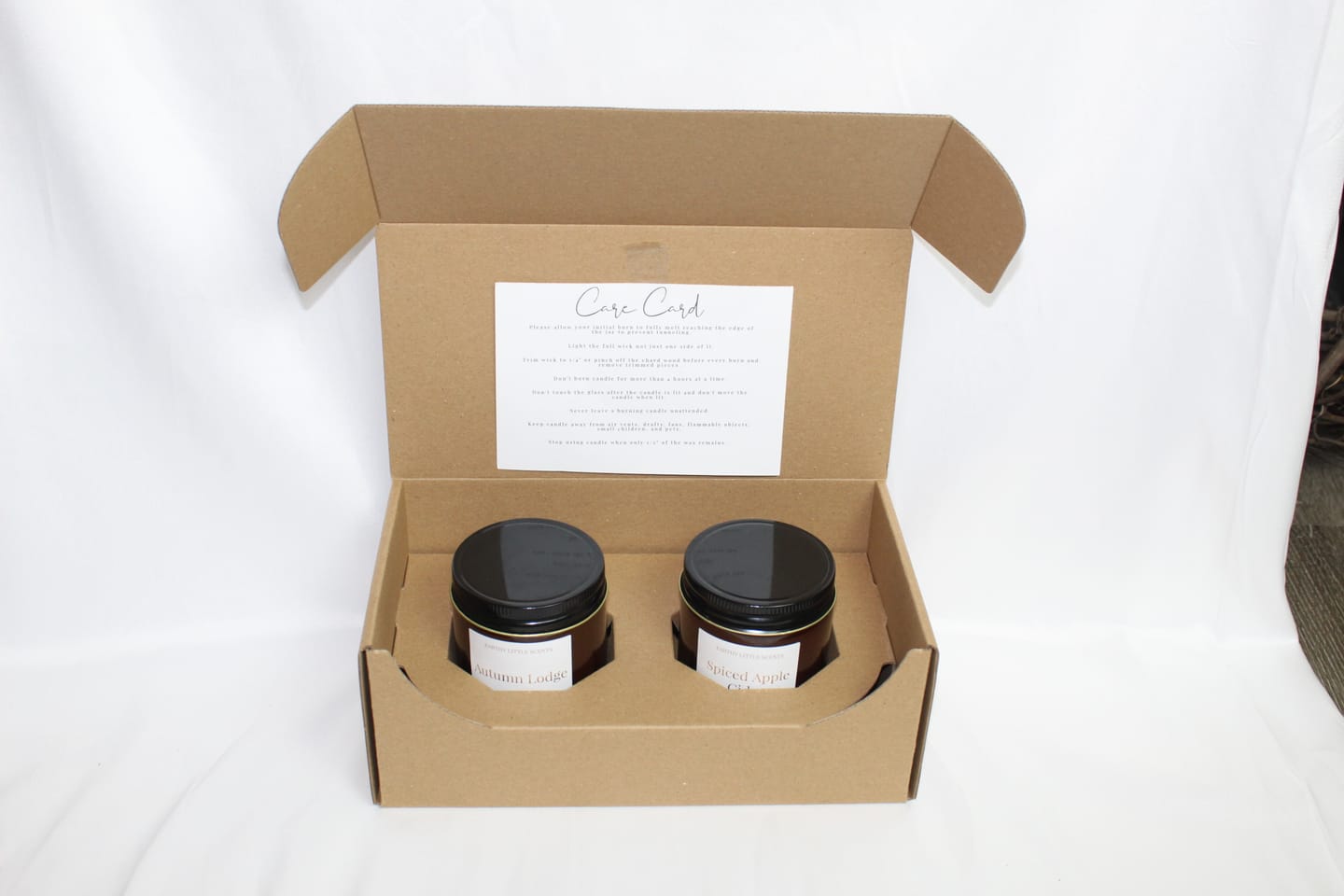 Customer photo review of 9 oz Straight Sided Glass Jar 2-Pack Shipping Box™