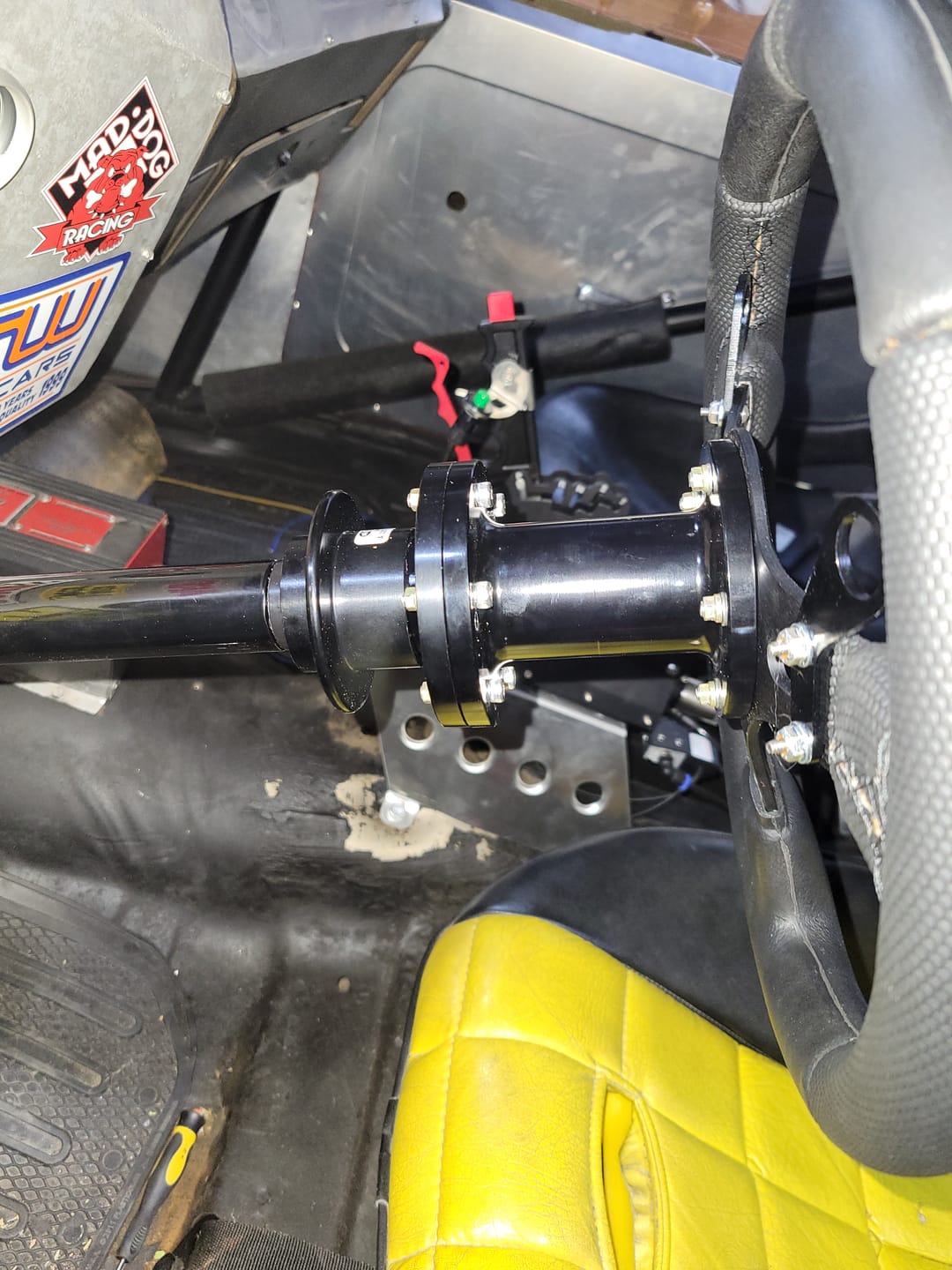 Customer photo review of Steering Column Extension 3.5" for 5 or 6 Bolt Steering Wheels and Quick Disconnect 15-00019