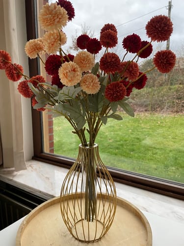 Fotorecensie van een klant over Zijden Kiku Bloemen - Mix