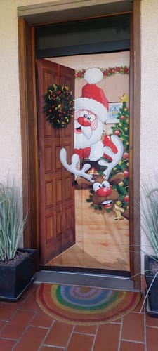 Customer photo review of Incubo prima delle decorazioni per esterni di Natale