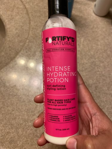 Customer photo review of Intense Hydrating Potion