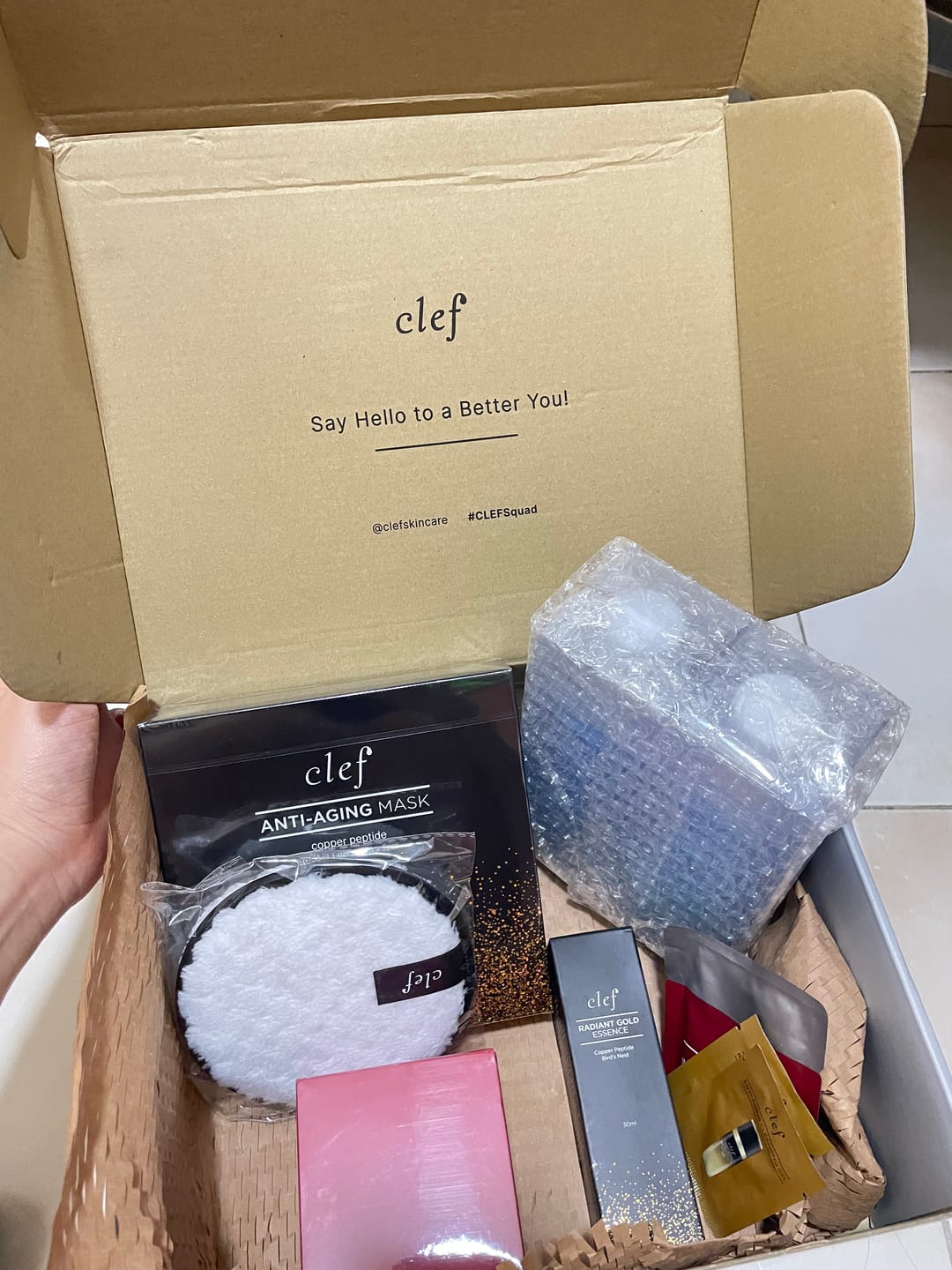 Customer photo review of CLEF Anti-Aging Toning Water (120ml)
