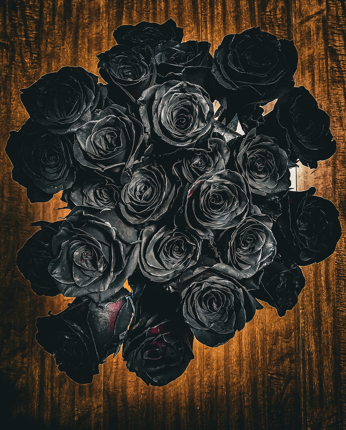 Customer photo review of Black Roses