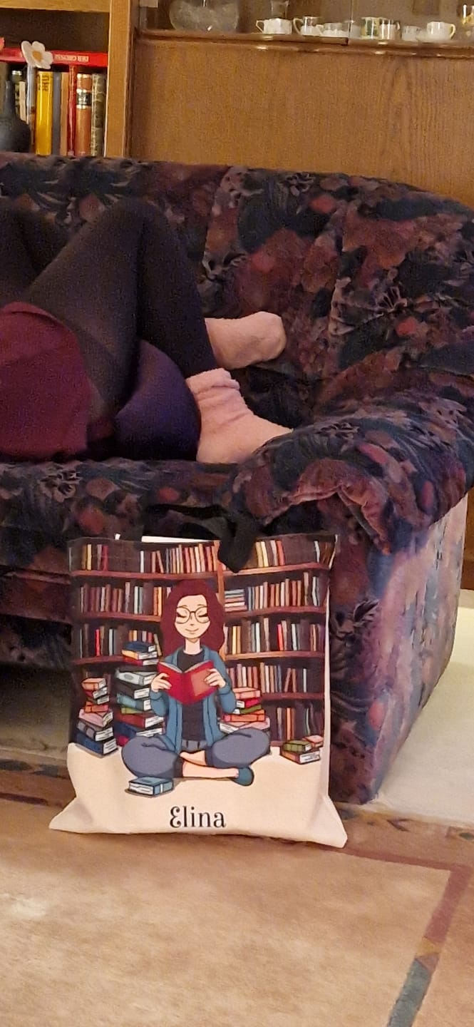 Customer photo review of Büchermädchen - Individuelle Tragetasche
