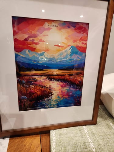 Customer photo review of Denali National Park Commemorative Poster: A Pop Art Tribute