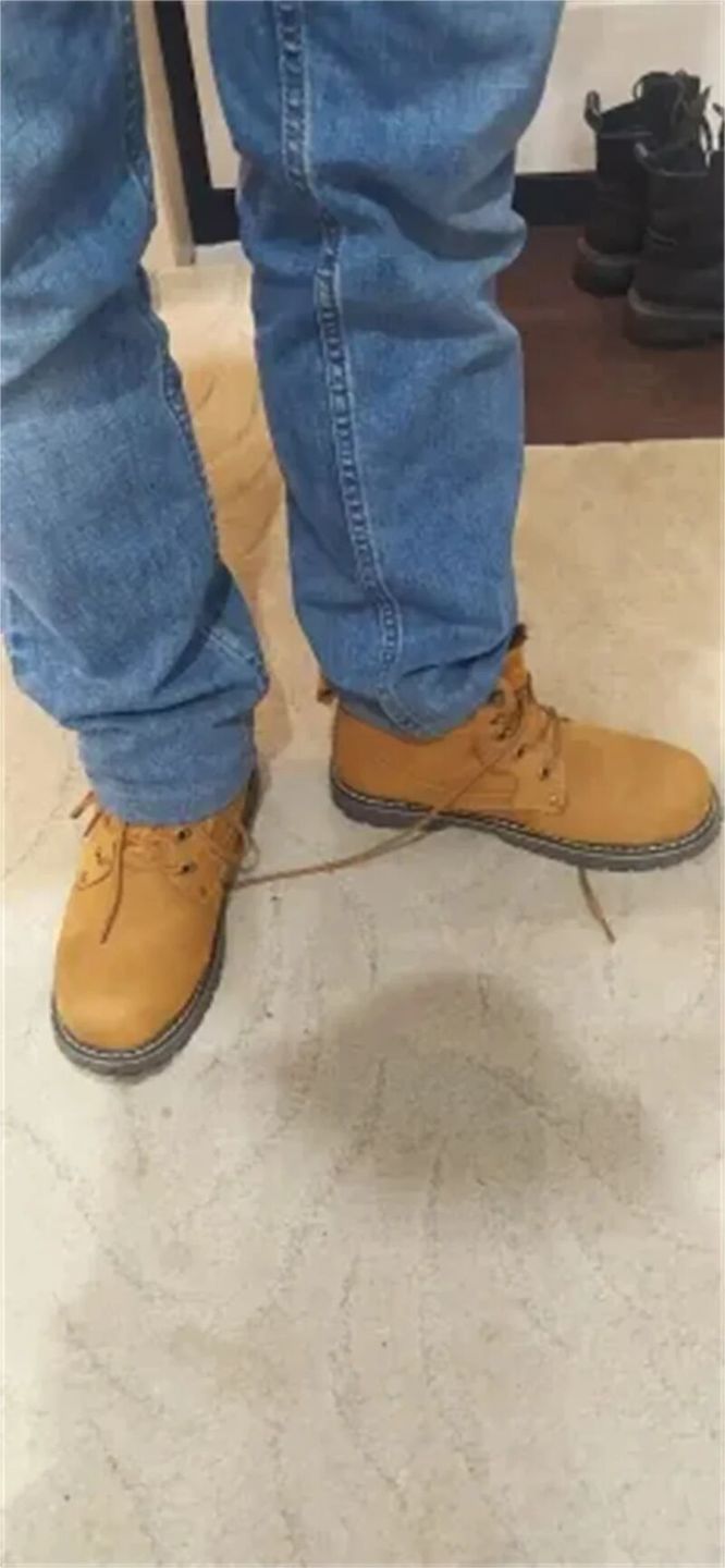 Customer photo review of Bottes d'hiver courtes Cuir véritable Stone