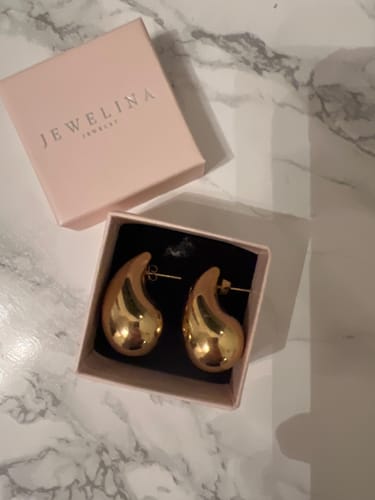 Customer photo review of Celeste Drop Earring