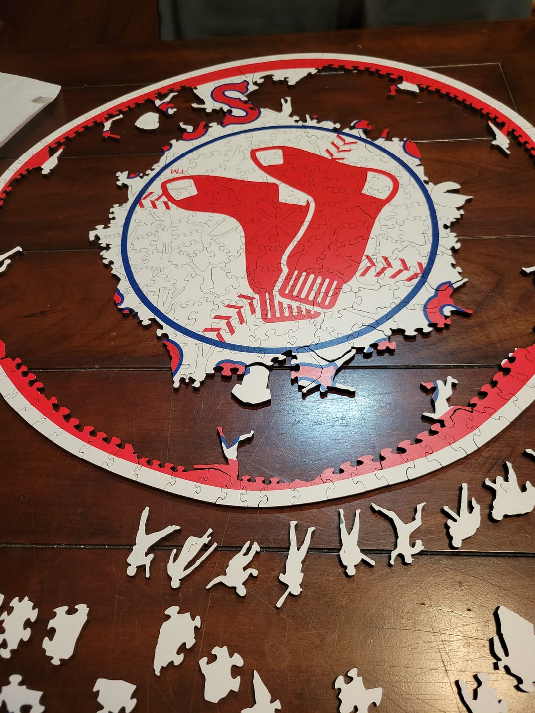 Customer photo review of Boston Red Sox™ - Wooden Puzzle
