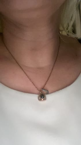 Customer photo review of Gravet Personalisierte Halskette