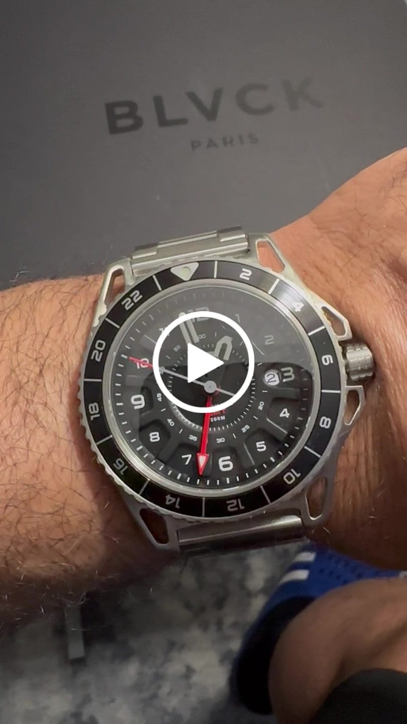 Customer video review of GMT-01 - AUTOMATIC GMT WATCH WITH METAL BRACELET