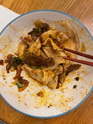 Customer photo review of [N1] Spicy Cumin Lamb Hand-Ripped Noodles Meal Kit (4 Servings)