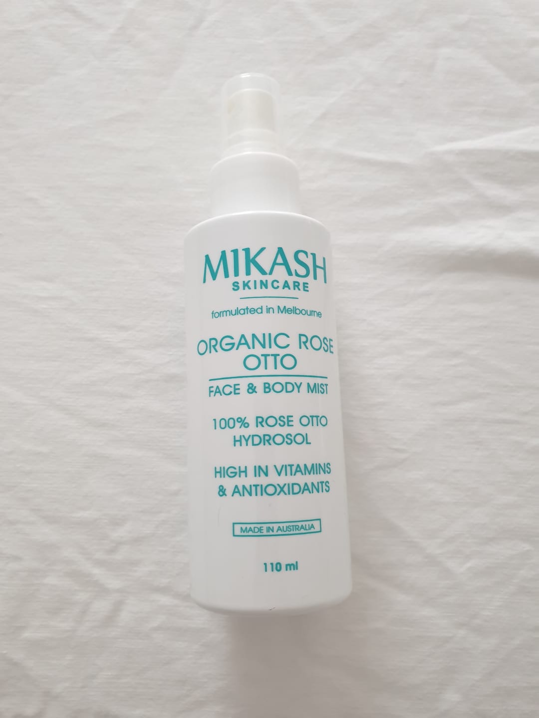 Customer photo review of Organic Rose Otto Face & Body Mist