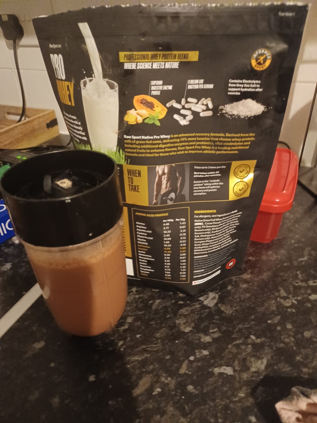 Customer photo review of Whey Protein Powder Pro | Grass Fed Whey