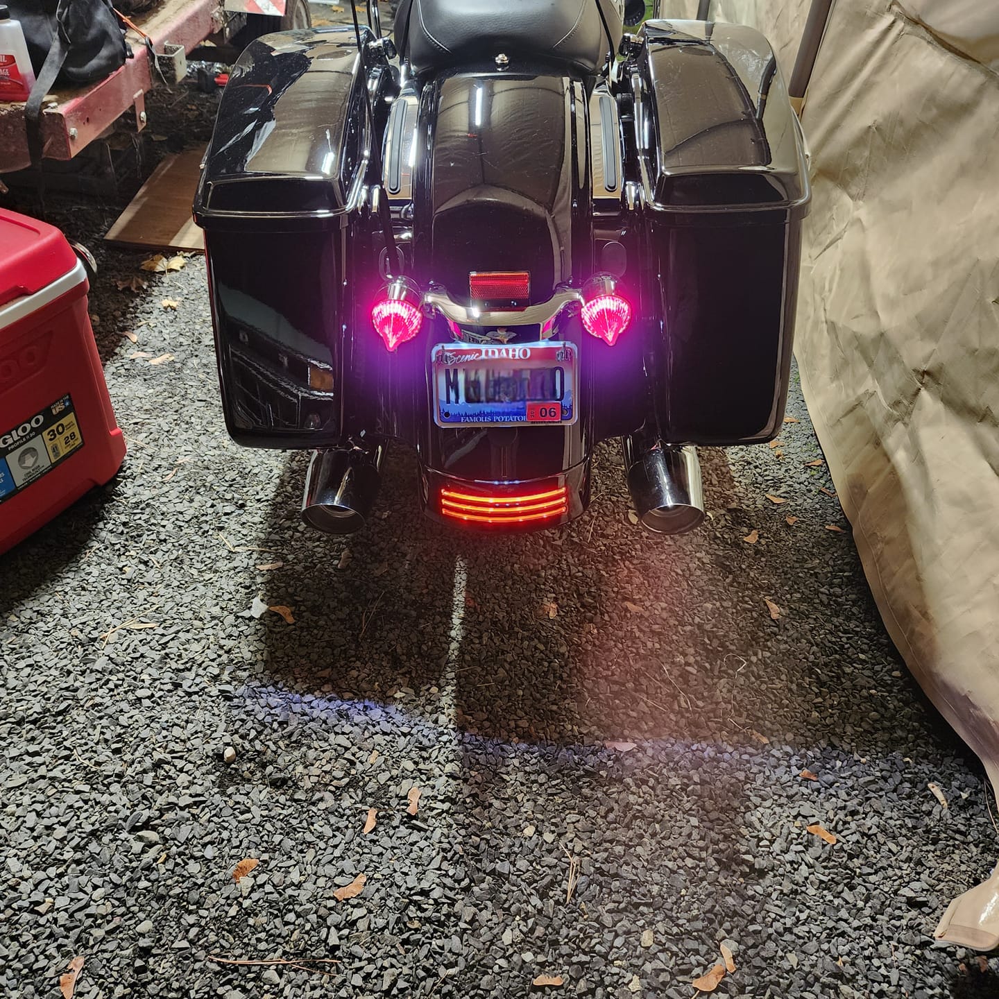 Customer photo review of Harley Davidson Turn Signal Lenses - Clip in Style
