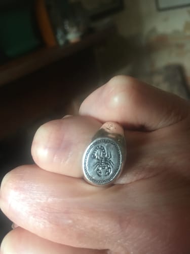 Customer photo review of Scorpion Ring