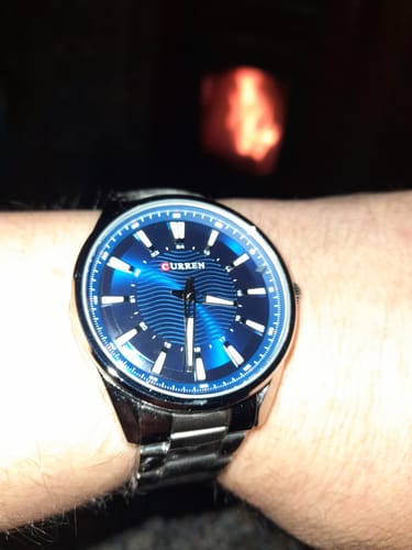 Customer photo review of Curren Atene® orologio uomo acciaio