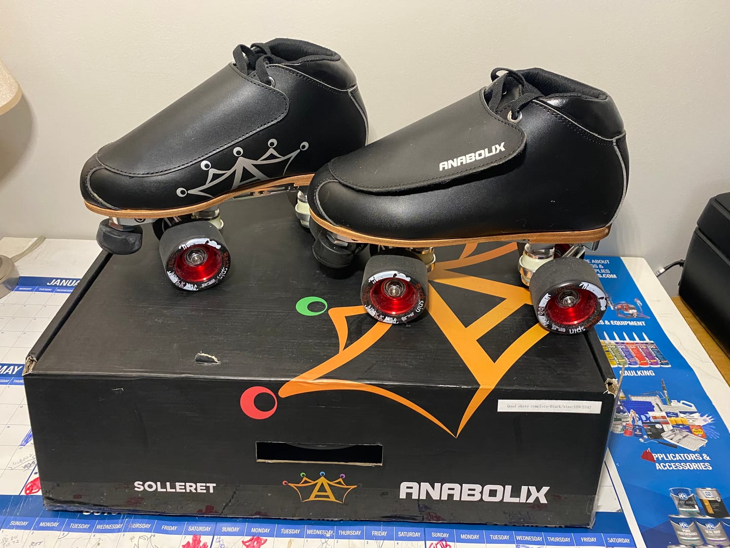 Customer photo review of JESA 608 Black Series Roller Skate Bearings