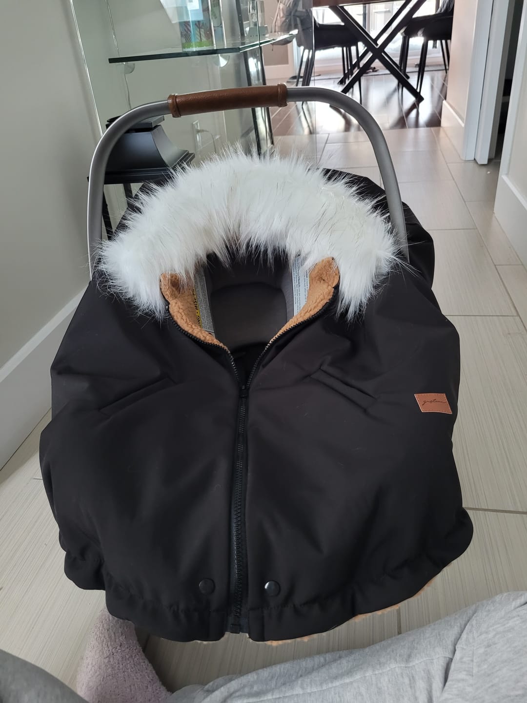 Customer photo review of Collet de fourrure