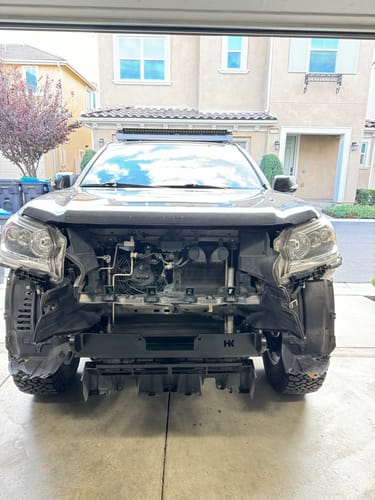 Customer photo review of Lexus GX460 Hidden Winch Mount