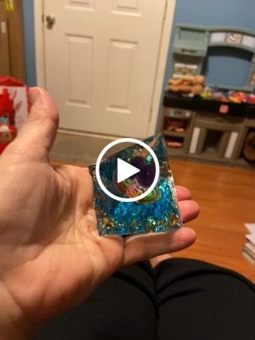 Customer video review of OM Amethyst & Blue Quartz Pyramid