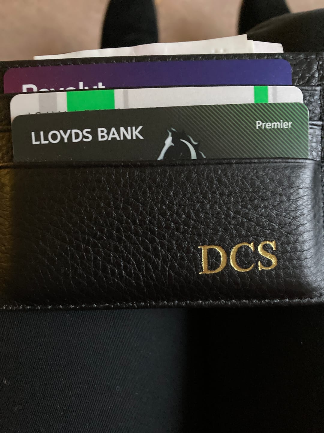 Customer photo review of Leather Card Holder