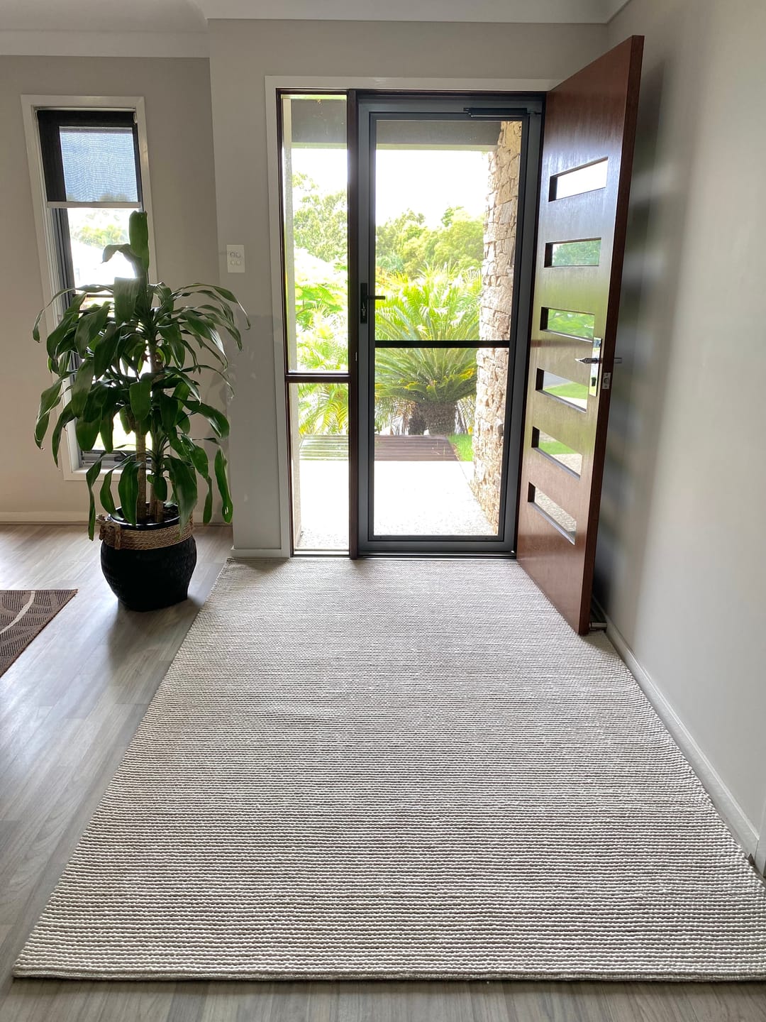 Customer photo review of Astro Natural Wool Rug