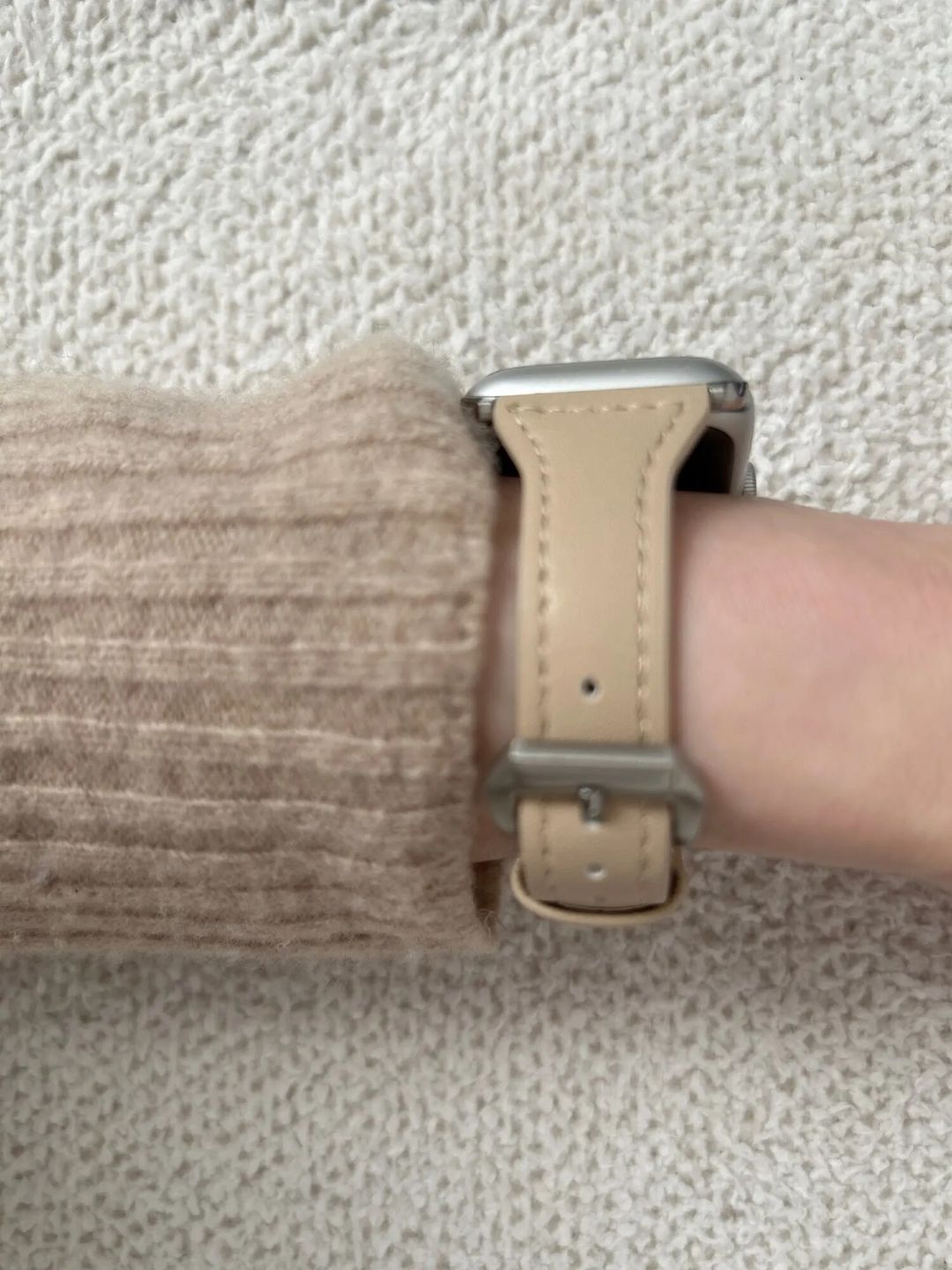 Customer photo review of Apple Watch Lederband "Dublin"