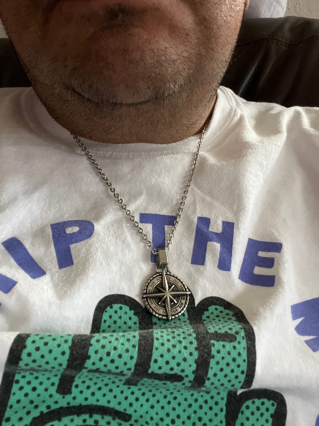 Customer photo review of Compass of Life - Necklace