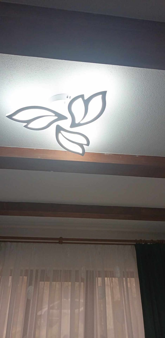 Customer photo review of Lustra LED Mini ANEMONE Echivalent 300W Telecomanda