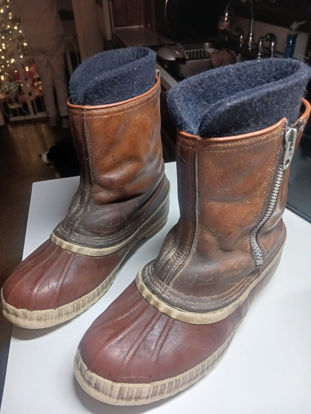 Customer photo review of Wool Felt Replacement Boot Liners (826 BB)