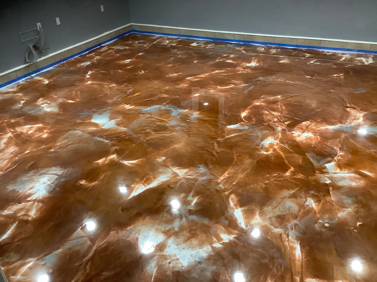 Customer photo review of Epoxy Floor Kit - Rockhard USA 3 Gal. Kit