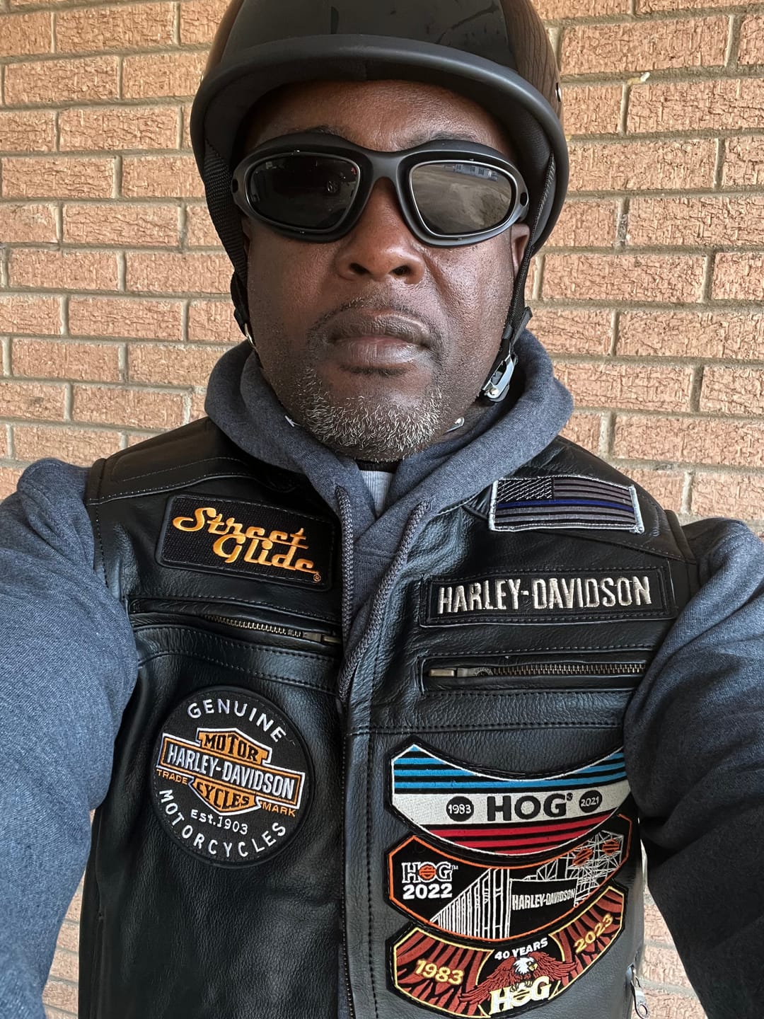 Customer photo review of Durable Polarized Riding Goggles - 4 Lens Kit
