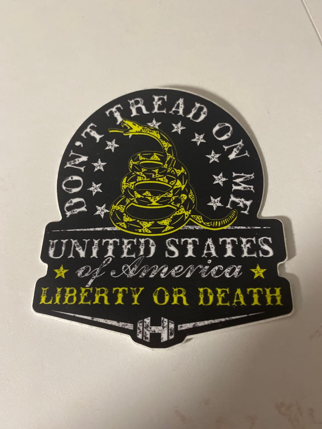 Customer photo review of Don't Tread on Me Decal