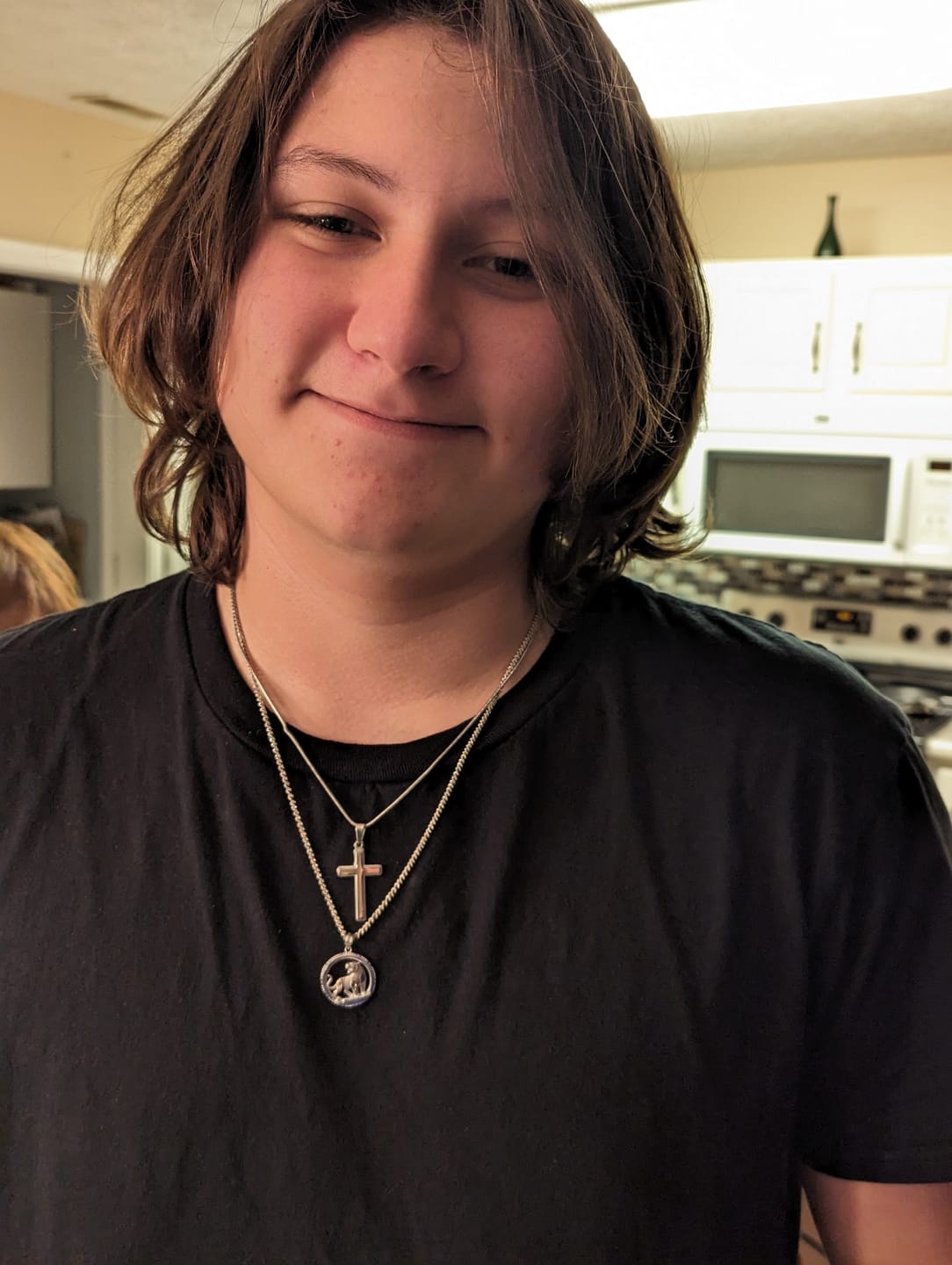 Customer photo review of [ALMOST SOLD OUT] Son, Faith - Cross Necklace (S41)