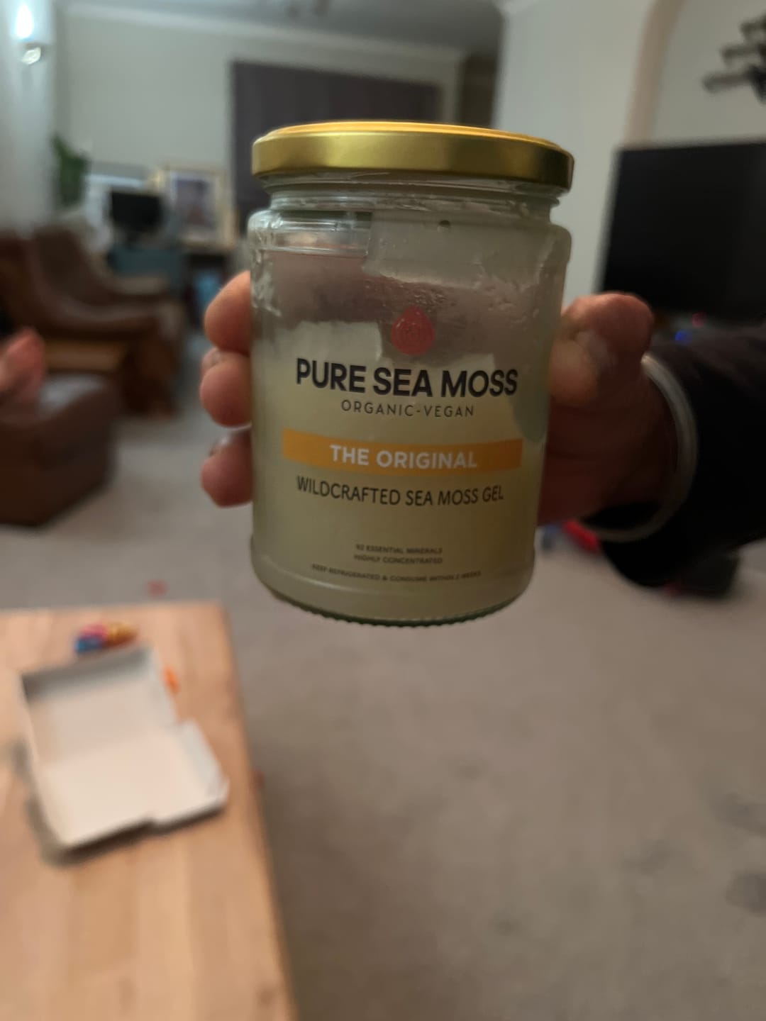 Customer photo review of The Original - Gold Plain Sea Moss Gel