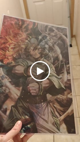 Customer video review of 3D Triple Transition [Elemental Ferocity] Lenticular Print