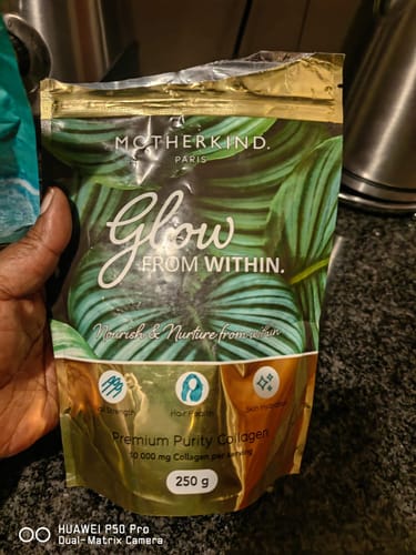 Customer photo review of Glow & Gold Collagen Starter Kit