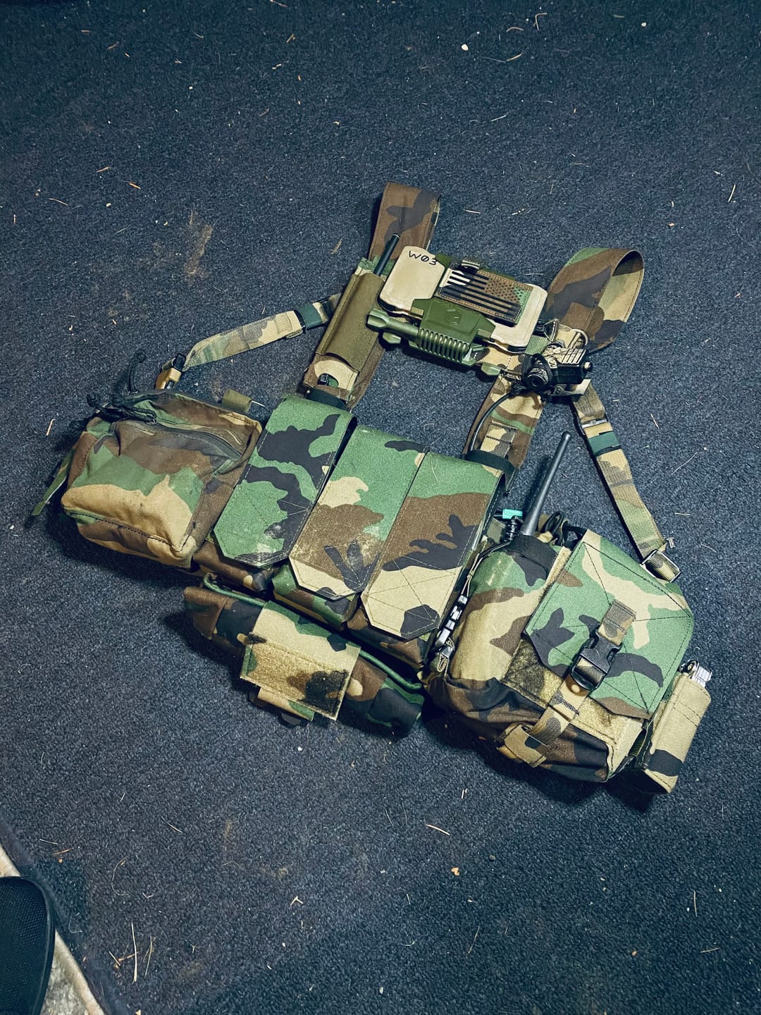 Customer photo review of Folding Dump Pouch GRIDLOK