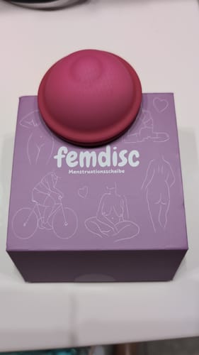 Customer photo review of femdisc wiederverwendbare Menstruationsscheibe