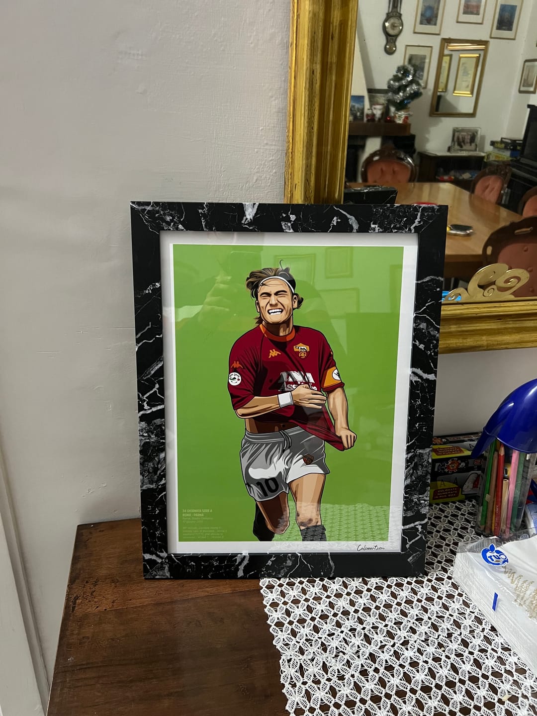 Customer photo review of TOTTI GOL SCUDETTO